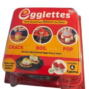 Egglettes Hard Boiled Eggs Without The Shell Pack Of 4 *New*